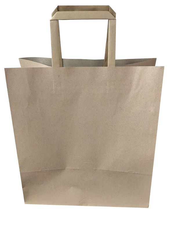 صديقة للبيئة 110gsm 16x6x12 `` أكياس كرافت المعاد تدويرها