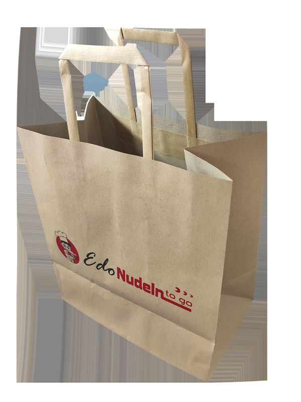 صديقة للبيئة 110gsm 16x6x12 `` أكياس كرافت المعاد تدويرها