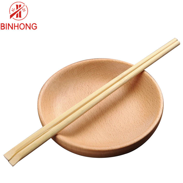 شعار مخصص Tensoge Bamboo Chopstick يمكن التخلص منه وملفوف بشكل فردي 23 سم