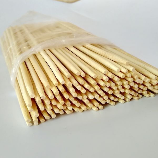 شعار مخصص Tensoge Bamboo Chopstick يمكن التخلص منه وملفوف بشكل فردي 23 سم