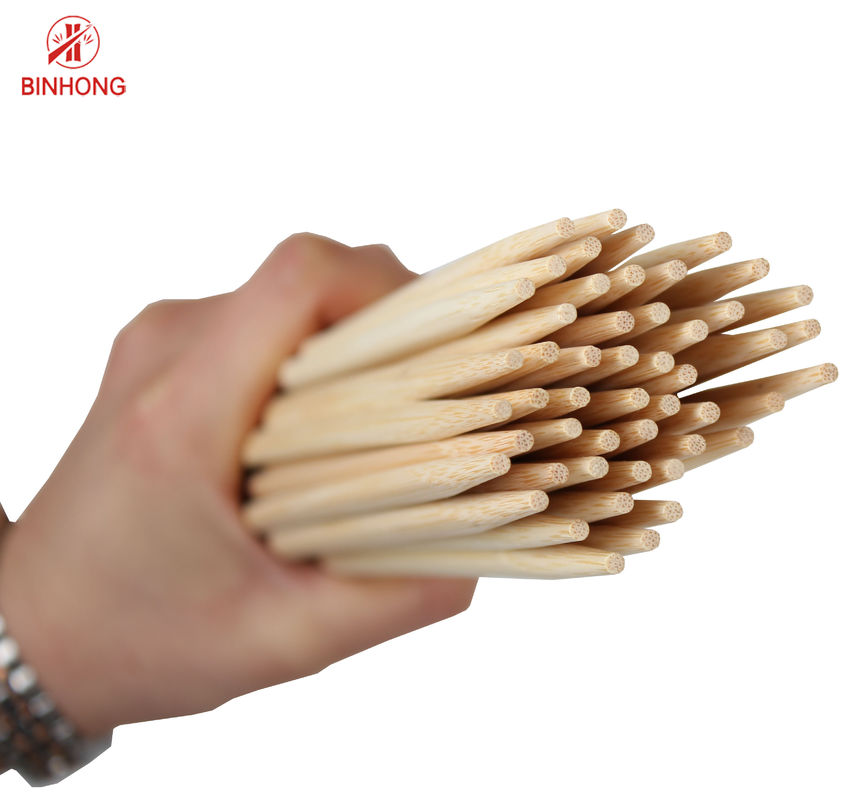 شعار مخصص Tensoge Bamboo Chopstick يمكن التخلص منه وملفوف بشكل فردي 23 سم