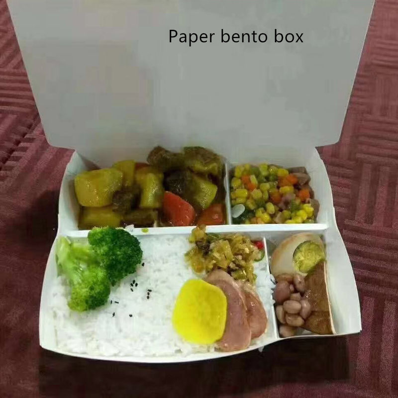 ورق كرافت مستطيل الشكل يمكن التخلص منه مع غطاء PET