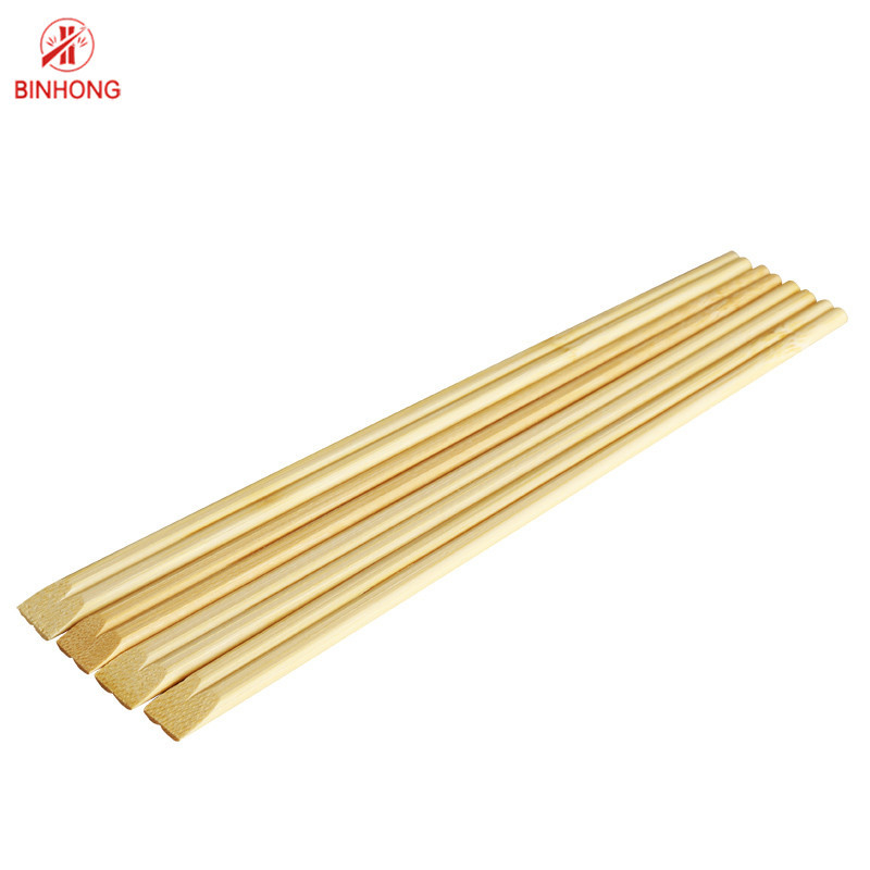 شعار مخصص Tensoge Bamboo Chopstick يمكن التخلص منه وملفوف بشكل فردي 23 سم